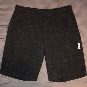 Men’s black fila sports shorts size large NWOT